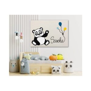 Tableau acrylique et broderie