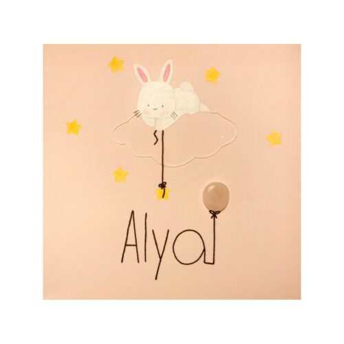 Lapin et prénom Quartz Rose
