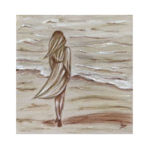 Tableau acrylique sur textile