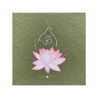 Tableau acrylique et broderie