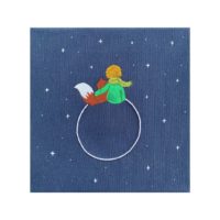 Tableau acrylique et broderie